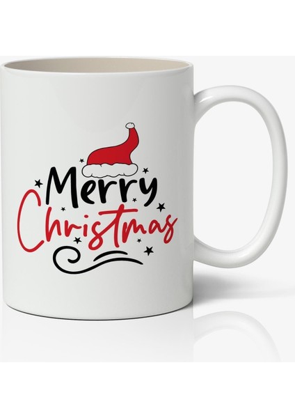 Kişiye Özel Yılbaşı Yeni Yıl Christmas Temalı Beyaz Kupa Bardak Sevgiliye Arkadaşa Hediye V24