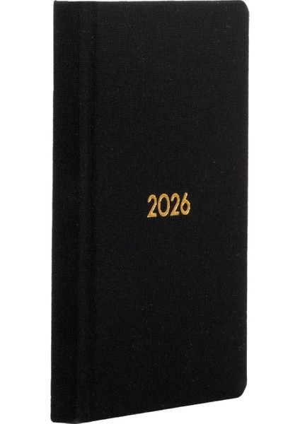 Ajandası Yeniköy 2026 Siyah - Haftalık Keten Sert Kapak Cep Boy 9X14 fiyatları