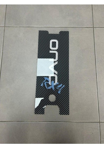 Karbon Desenli Elektrikli Scooter Plexi Tabanlık Yapışkanlı 3mm modelleri