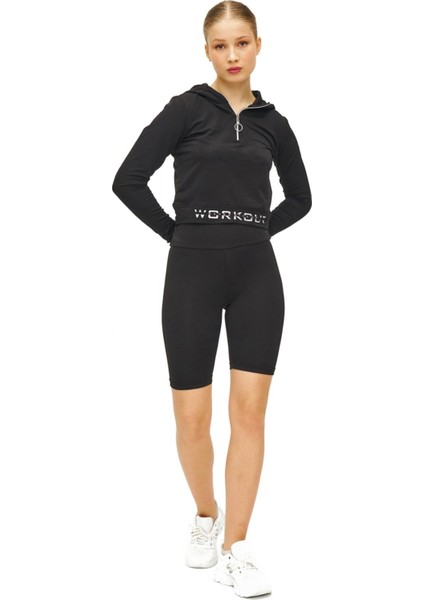 Spor Alt Üst Takım Bisikletçi Kısa Şort ve Kapşonlu Uzun Kollu Body Ikili Takım modelleri