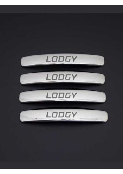 Dacia Lodgy Krom Kapı Kolu Tk 2012 Üzeri 4kapı Paslanmaz Çelik Yazılı