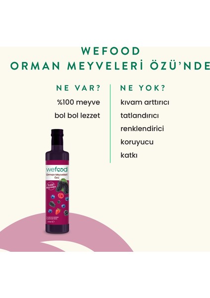 Orman Meyveleri Özü 335 ml fiyatları