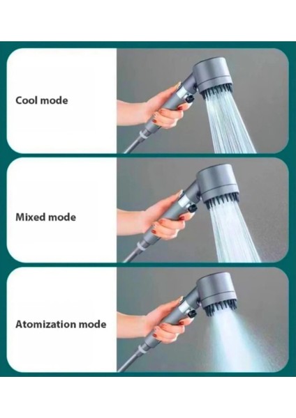 Filtreli Masajlı Fonksiyonlu Duş Başlığı + 3 Adet Yedek Filtre modelleri