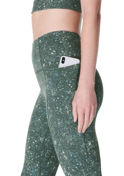 Super Soft 7/8 Kadın Yeşil Yoga Tayt modelleri