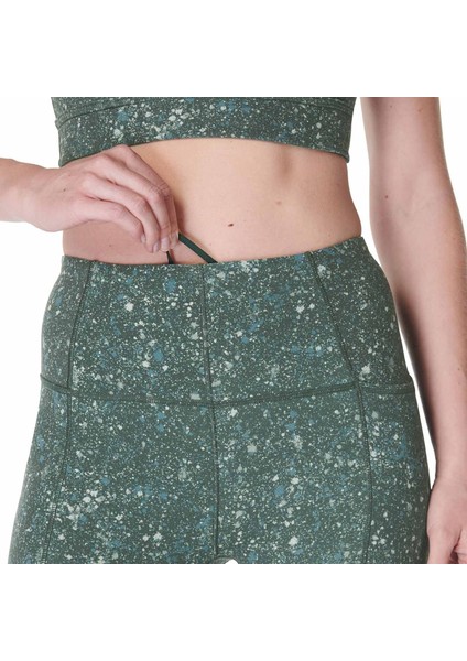 Super Soft 7/8 Kadın Yeşil Yoga Tayt fırsatları