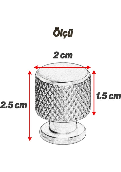 Nova Düğme Metal Füme Kulp Tek Vidalı Mobilya Çekmece Dolap Kapak Kolu Kulpu Kulpları Modern Tasarım fırsatları