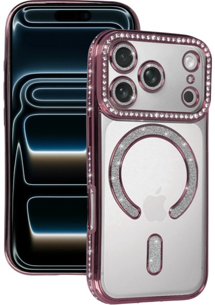 Mtxdpn Newface Apple Iphone 17 Pro Max Joke Simli Magneticsafe Kılıf - Pembe