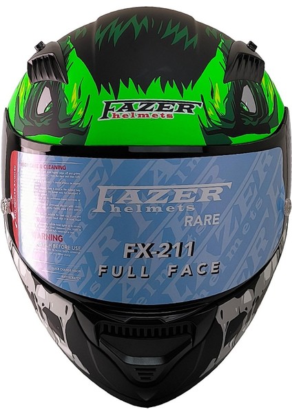 Motosiklet Kask Ece 22.R06 Double Vizörlü Full Face Motor Kaskı Rage modelleri