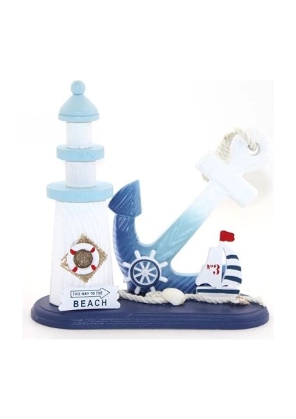 Ahşap Marin Çapalı Deniz Feneri