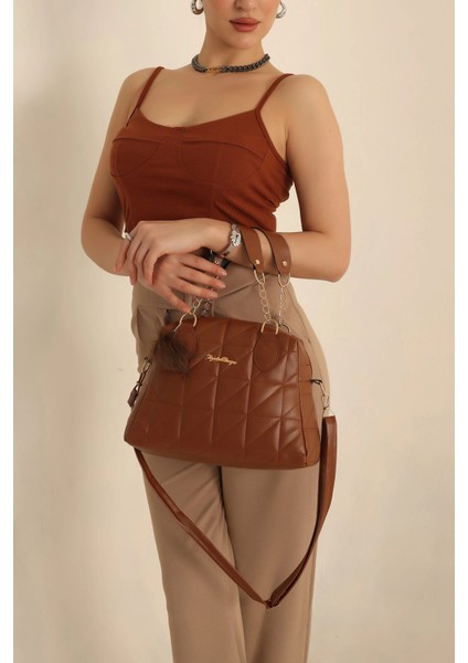 Taba Kapitone Tasarım El Kol ve Omuz Çantası fiyatları