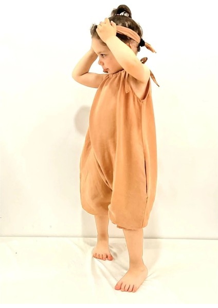 %100 Organik Çift Kat Müslin Kız Çocuk Şalvar Tulum fiyatları