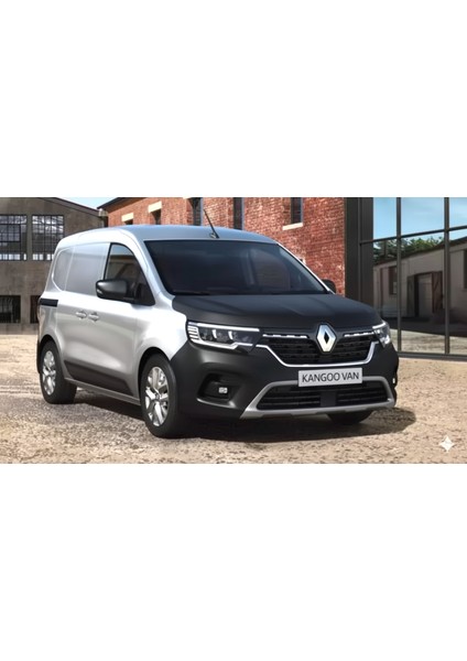 Renault Kangoo ve Express 2022 Sonrası Kaput Maskesi – Düz Siyah Deri Görünümlü Koruma fiyatları