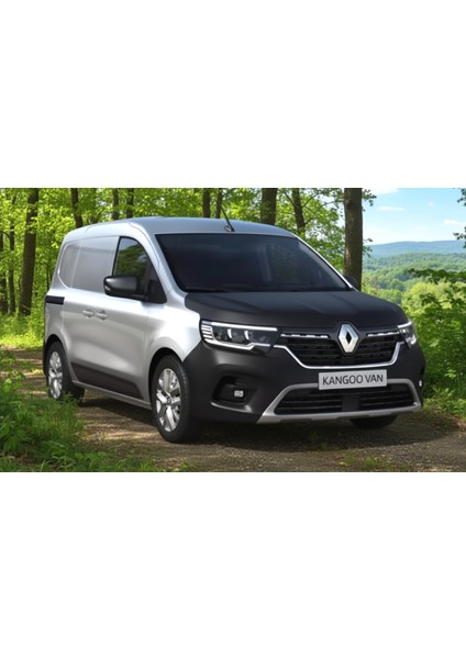 Renault Kangoo ve Express 2022 Sonrası Kaput Maskesi – Düz Siyah Deri Görünümlü Koruma modelleri