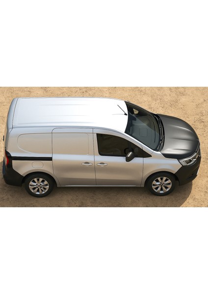 Renault Kangoo ve Express 2022 Sonrası Kaput Maskesi – Düz Siyah Deri Görünümlü Koruma