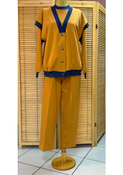 3 Lü Pamuklu Eşofman Takımı