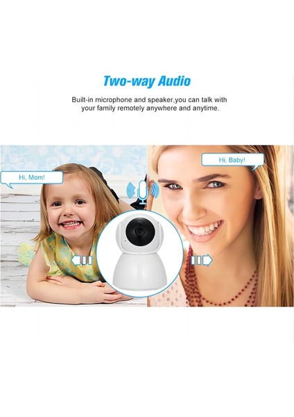 Cm-12 Ip Bebek Güvenlik Kamerası, 360 Derece Dönebilen, 5mp Hd Görüntü, Wifi Bağlantılı, Gece Görüşlü, Sesli Iletişim, Plastik Gövde, Masa Üstü Montaj, Iç Mekan fiyatları