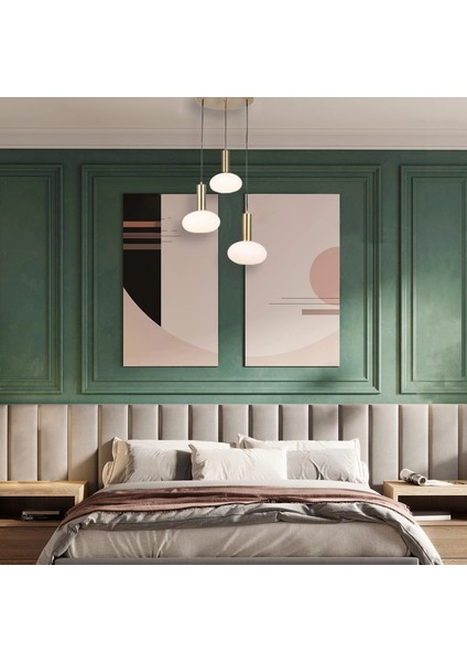 Kabo 3'lü Sıralı Antik Krom Avize fiyatları