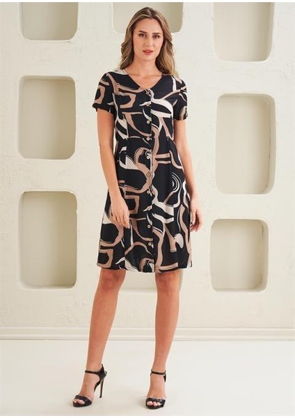 Kadın Dokuma Elbise - 45577