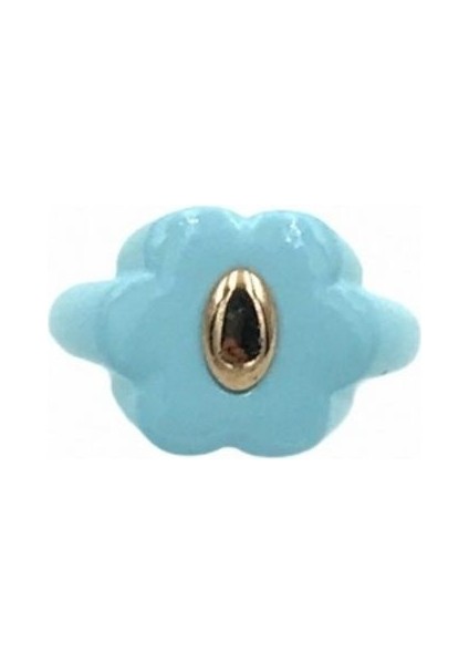 Mavi Flower Yüzük