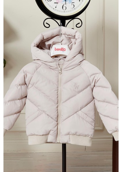 Erkek Bebek Kapüşonlu Kışlık Mont 51332