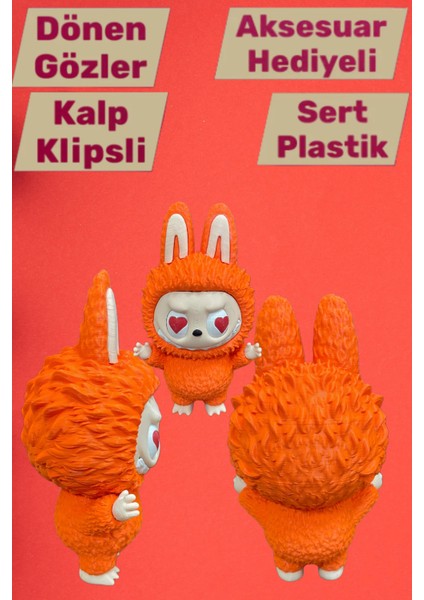 3D Printer Labubu Oyuncak Turuncu Renk modelleri