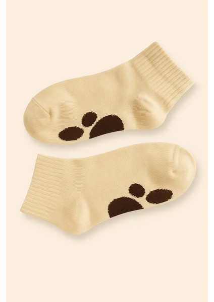 Çocuk Pati Baskılı Step Çorap Ekru fiyatları