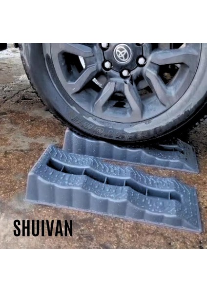 Shuıvan Karavan Seviye Denge Takozu 2'li Set - Antrasit fiyatları