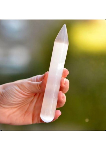 Selenit Taşı Masaj Çubuğu 15 cm