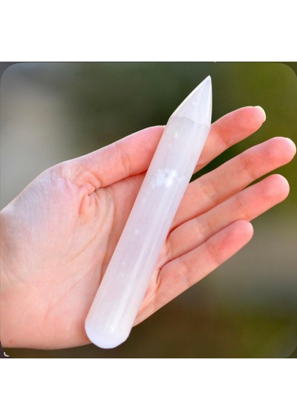 Selenit Taşı Masaj Çubuğu 15 cm fiyatları