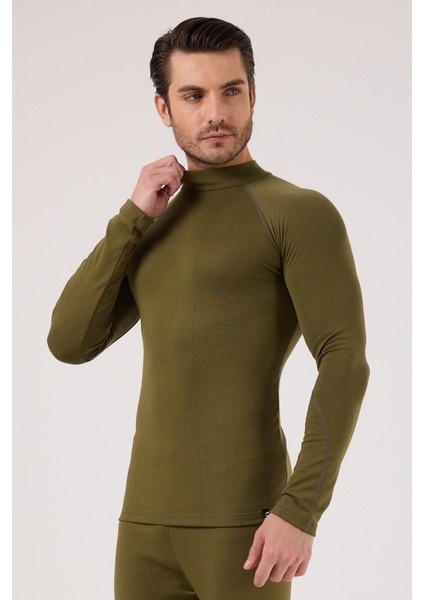Thermo-Fit Erkek Termal Içlik Üst Kayak Içliği Askeri Haki Yeşil fiyatları