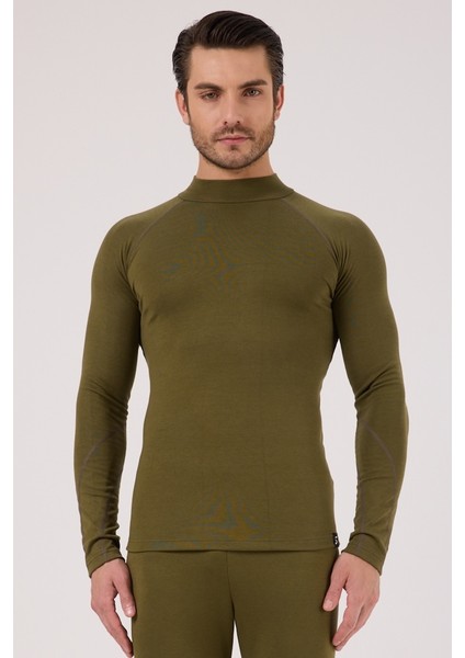 Thermo-Fit Erkek Termal Içlik Üst Kayak Içliği Askeri Haki Yeşil modelleri