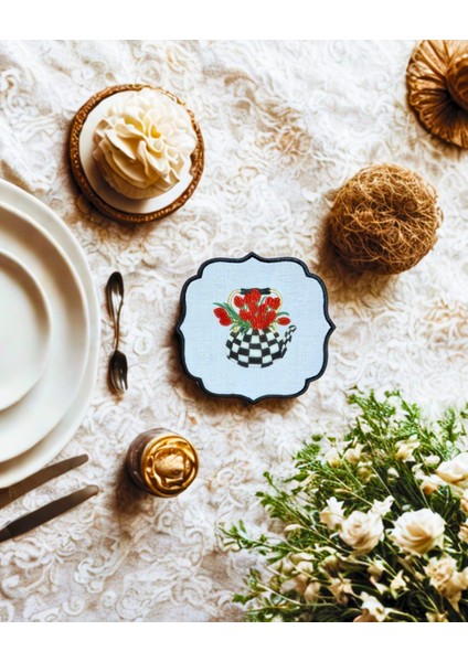 Lüks 2 Li Mackenzie Kokteyl Peçete