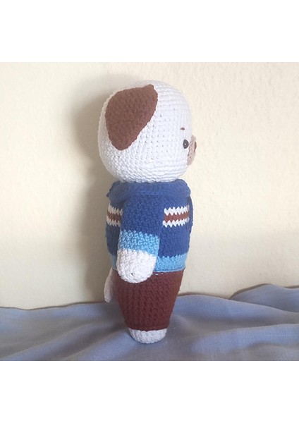Amigurumi Tarzı El Örmesi (%60 Pamuk-%40 Akrilik Ip) Çoban Canis Tığ Işi Oyuncak fırsatları