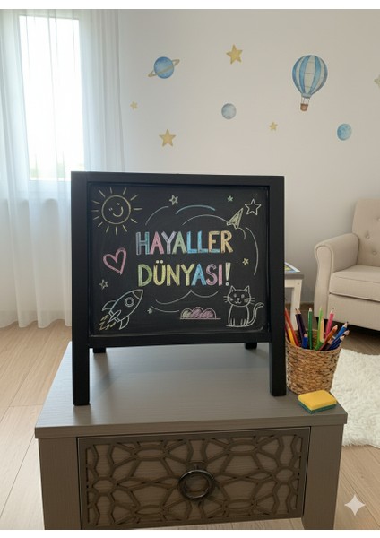 Çok Fonksiyonlu Yazı Tahtası, Menü Panosu, Reklam Alanı, Masaüstü Ajanda