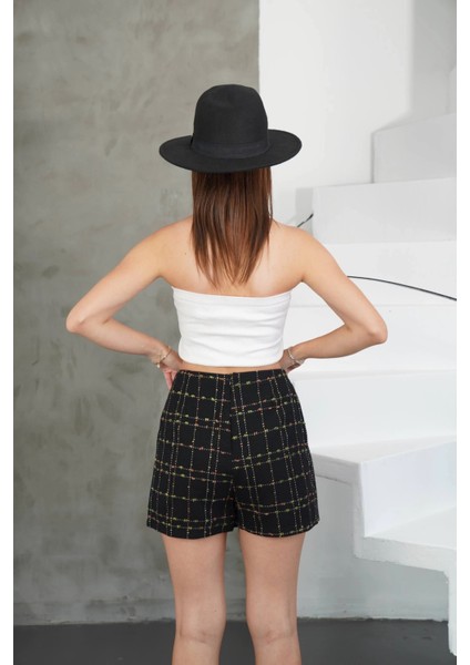 Iki Düğmeli Şort Etek Siyah H26414 fırsatları