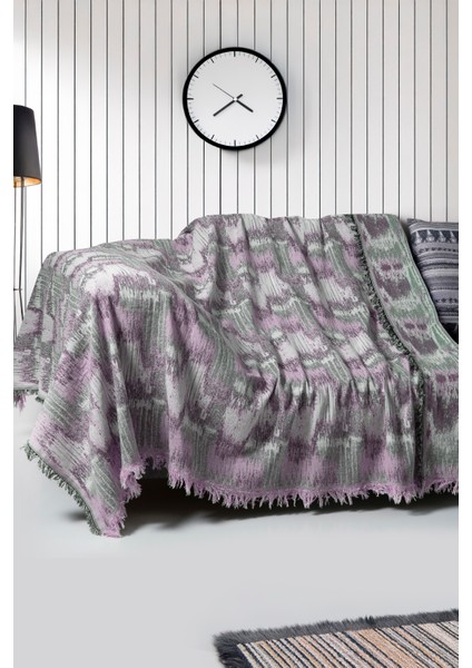 %100 Pamuklu Lüks Kaymaz Koltuk Örtüsü | Koltuk Şalı | Çok Amaçlı Örtü