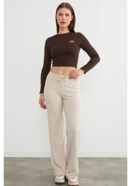 Yanları Şeritli Beli Bağlamalı Eşofman Altı fiyatları