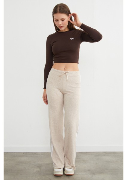 Yanları Şeritli Beli Bağlamalı Eşofman Altı indirimleri