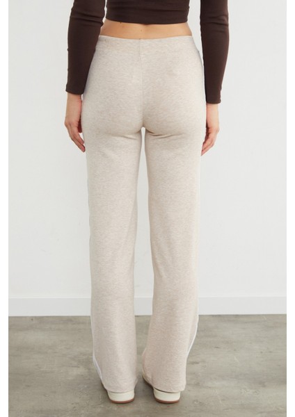 Yanları Şeritli Beli Bağlamalı Eşofman Altı