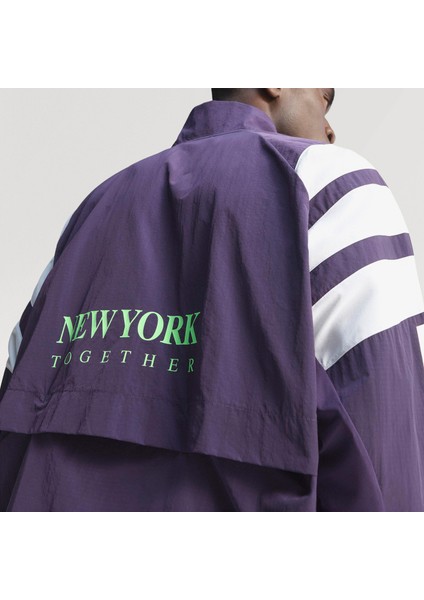 Adizero Nyc Erkek Mor Koşu Rüzgarlığı.-