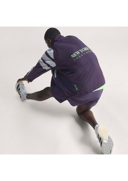 Adizero Nyc Erkek Mor Koşu Rüzgarlığı.-