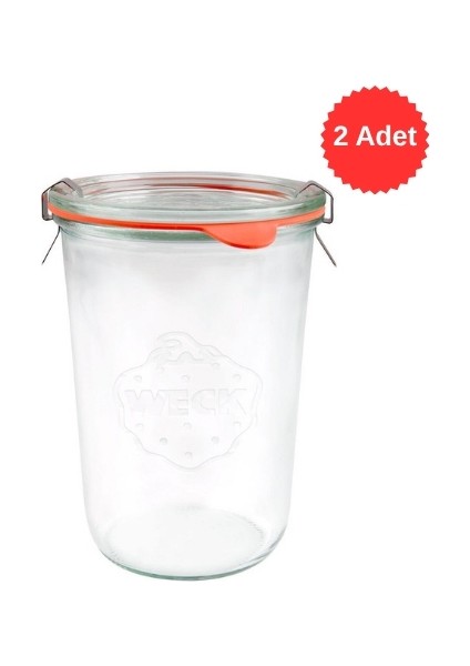 850 ml Mold Cam Saklama Kavanoz Seti (2 Adet)