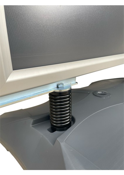 A0(84.1X119) Siyah Tekerlekli Yaylı Kaldırım Panosu Reklam ve Poster Panosu Dış Mekan Panosu fiyatları