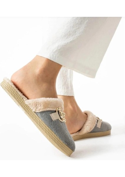 Ay Tokalı Kadın Kışlık Günlük Ev Terliği fiyatları