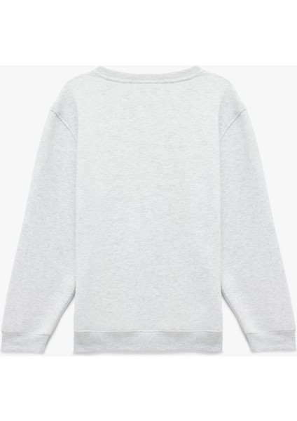 Uzun Kollu Bisiklet Yaka Lisanslı Snoopy Baskılı Sweatshirt fiyatları