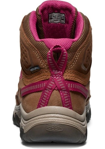 1030689 Targhee Iv Mid Wp W Bison/beaujolaıs Kadın Outdoor Bot modelleri