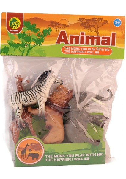 -13 Pvc Pakette Dörtlü Vahşi Hayvanlar fiyatları