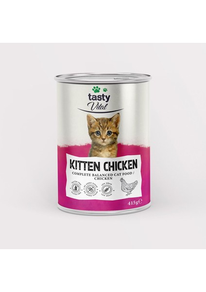 Tavuk Yavru Kedi Konserve 415 gr