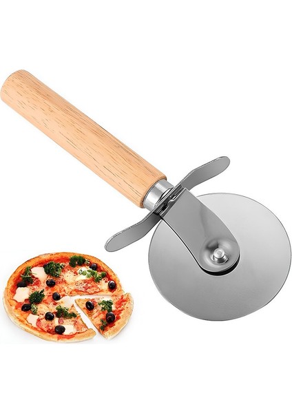 Ahşap Saplı Pizza Kesme Bıçağı 9cm fırsatları