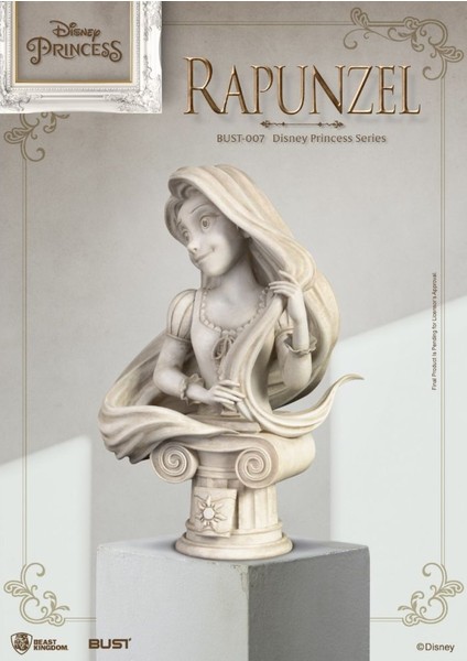 - Disney Princess Series BUST-007 Rapunzel Pvc Bust